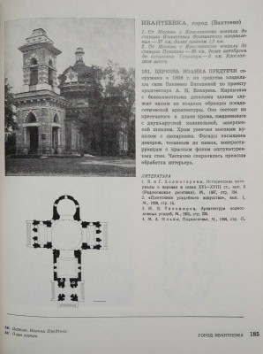 Памятники архитектуры Московской области. В 2 т. Т. 1-2. М.: Искусство, 1975.